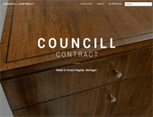 Tablet Screenshot of councillcontract.com